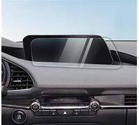 DEMULAX Car Navigation Tempered Glass Screen Protector Film, for Mazda, 3 8. Inch 2019 2020 Auto Interior Protective Sticker Screen Protector(Left Rudder)