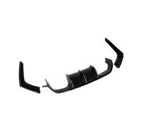DEMULAX Car Rear Bumper Diffuser Lip Spoiler, for BMW, for 3 4 Series F80 M3 F82 F83 M4 2014-2019 Rear Diffuser Gloss Black Carbon Fiber Rear Roof Spoiler(Gloss Black V)