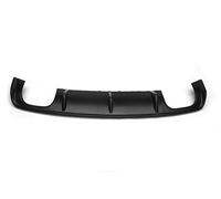 DEMULAX Car Rear Bumper Diffuser Lip Spoiler, for, for A3 8V for S3 Sedan 4 Door 2013-2016 Not A3 Standard Rear Diffuser Carbon Fiber Rear Roof Spoiler(Matte black)