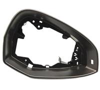 DEMULAX Car Rearview Mirror Cap, for A4 B9, for A5 2017-2021 Car Exterior Side Mirror Housing Frame Rear View Mirror Frame Holder Bracket Rearview mirror mount(Black-Right)