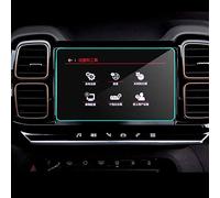 DEMULAX Car Screen Protector, for Citroen, C5 Aircross HD Clear GPS Navigation Tempered Glass Protect Film 2017-2019 Year Screen Protector