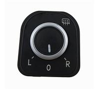DEMULAX Car Side Mirror Adjustment Switch Heat Control, for VW, for Golf 5 6 Mk5 6, for Jetta 5 6, for Passat B6, for, for Seat, Side Mirror Switch
