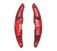 DEMULAX Car Steering Wheel Shift Paddle Extension Shifter, for Mazda, 3, for Mazda, 6 2014-2018 CX5 CX 5 2016 2017 2018 Carbon Fiber Gear Shift Paddle(Red)