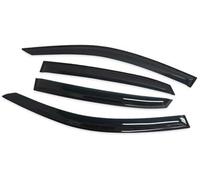 DEMULAX Car Window Visor Sun Rain Guard, for Civic, Hatchback 10th Gen FC FK 2016 2017 2018 2019 2020 2021 Side Sun Rain Deflector automotive window visor