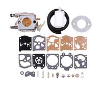 DEMULAX Carburetor Fuel Line Hose Filter Gasket Diaphragm Repair Kit, for Husqvarna, 51 55 Chainsaw, for, Carb WT-170-1 K20-WAT Chainsaw Carburettor