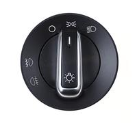 DEMULAX Chrome Headlight Fog Lamp Switch, for, A4 8E B6 TT 8N Transporter T5 6RD941531 Car Auto Accessorie Car Fog Light Switch