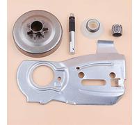 DEMULAX Clutch Drum Oil Pump Piston Plate Worm Gear Kit Chainsaw Replacement Parts, for Husqvarna, 340 345 350 503875701 578097901 Chainsaw Clutch Drum