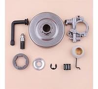 DEMULAX Clutch Drum Sprocket Rim Oil Pump Worm Gear, for, MS290 029 MS390 039 MS310 Chainsaw 1125 007 1041 Chainsaw Clutch Drum