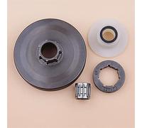 DEMULAX Clutch Sprocket Drum Rim Kit Worm Gear Needle Bearing,for 4500 5200 5800 45cc 52cc 58cc Chainsaw Chainsaw Clutch Drum