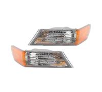 DEMULAX Corner Light Headlight, for Jeep, for Patriot 2007-2014 Car Front Parking Turn Signal Light Indicator Light Lamp Side Wing Rearview Mirror Car Turn Signal Light(BLACK 1 pair1)
