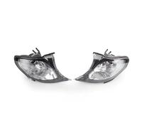 DEMULAX Corner Light Turn Signals, for, for E46 2002-2005 3 SERIES 320i 325i 330i Headlight Head Lamp Turn Signal Corner Lights Side Wing Rearview Mirror Car Turn Signal Light(BLACK L and R)