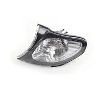 DEMULAX Corner Light Turn Signals, for, for E46 2002-2005 3 SERIES 320i 325i 330i Headlight Head Lamp Turn Signal Corner Lights Side Wing Rearview Mirror Car Turn Signal Light(BLACK Left side)