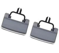 DEMULAX Dashboard Air Vent Car Accessories Conditioner Outlet Pick AC Grille Tab Clip, for Mercedes-Benz, W164 X164 ML GL Vehicle Air Grille Clip Part(BLACK Gray 2pcs)