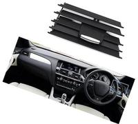 DEMULAX Dashboard Air Vent Car Front Left Right Middle Conditioner AC Grille Outlet Tab Clip, for BMW, X3 X4 F25 F26 2011-2018 Vehicle Air Grille Clip Part(BLACK RHD-Front Right)