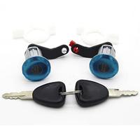 DEMULAX Door Lock Front Left and Right 7701470944, II 1998-2009 Car Door Lock Cylinder Set