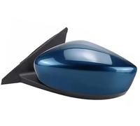 DEMULAX exterior side mirror unit Side View Mirror, for Nissan, for Kicks 2017-2019 Rear Assembly Car Exterior(BLACK 3 Wire Blue Left)