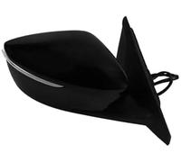 DEMULAX exterior side mirror unit Side View Mirror, for Nissan, for Kicks 2017-2019 Rear Assembly Car Exterior(BLACK 7 Wire Black Right)