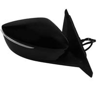 DEMULAX exterior side mirror unit Side View Mirror, for Nissan, for Kicks 2017-2019 Rear Assembly Car Exterior(BLACK 5 Wire Black Right)