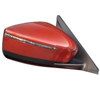 DEMULAX exterior side mirror unit Side View Mirror, for Nissan, for Kicks 2017-2019 Rear Assembly Car Exterior(BLACK 5 Wire Red Right)