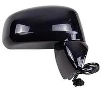 DEMULAX exterior side mirror unit Side View Mirror, for Nissan, for Tiida 2005-2010 Car Accessories Exterior Assembly(BLACK 3 Wires Black Right Driver Side)