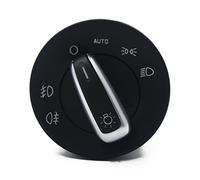 DEMULAX Fog Lamp Headlight Control Switch, for Skoda, for Octavia, II 2004-2013 INTERRUTTORE DEVIOLUCI CROMATO AUTO 1Z0941431K 1Z0 941 431K 431C Car Fog Light Switch(Headlight Switch)