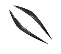 DEMULAX For 1 Series F20 F21 16i 118i 120i 125i M135i M140i 2015-2019 Pair Headlight Eyebrow Eyelid Cover Decorative Car Headlamp Decoration Film(Carbon Fiber Look)