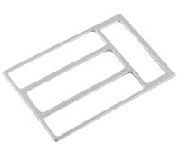 DEMULAX For 18cc Front Reading Light Decorative Frame Interior Light Strip Front Dome Light Decorative Cover(Silver)