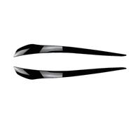 DEMULAX For 3 Series E92 E93 Lci 2010-2012 Car Eyelids Lids Ab Glossy Black 2pc Headlight Lamp Eyebrow Cover Trim Accessories Car Headlamp Decoration Film(Piano Black)