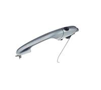 DEMULAX for, 500 500c 595 695 2007-2023, for 147 2000-2010 Chrome Lhd Or RHD Left/Right Hand Driving Outside Door Handle Exterior Car Door Pull Handle(Lhd Left Side)