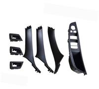 DEMULAX , for BMW, F10 F11 F18 2010-2016 RHD Right Front Car Driver, for Seat, Armrest Interior Door Handle Inner Panel Pull Trim Cover 4 7Pcs 51417225851 Car Door Handle Interior(Black-7Pcs)