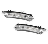 DEMULAX For Buick, for Regal 2011 2012 2013 2014 2015 2016 2 Pins LED Car Rearview Mirror Indicator Light Turn Signal Light Lamp(left) Side Mirror Indicator Light(BLACK Left and Right)