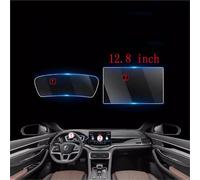 DEMULAX , for BYD, song PLUS-dmi 2021 2022 2023 12.8 inch GPS Navigation center screen and Dashboard screen Tempered glass protective film Center Console Screen Shield(GPS and Dashboard)