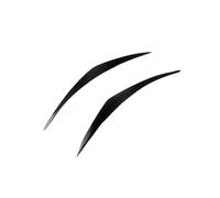 DEMULAX For Civic, 2012 2015 Compatible Car Front Headlight Carbon Fiber Trim Sticker Featuring Eyebrow Head Light Eyelid Car Headlamp Decoration Film