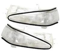 DEMULAX For Civic, FA1 FD1 FD2 2006 2007 2008 2009 2010 2011 Car LED Rearview Mirror Lights Side Mirror Turn Signal Lamp(Right) Side Mirror Indicator Light(BLACK Left and Right)