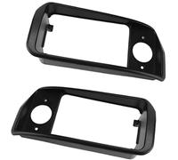 DEMULAX For Club Car Headlight, for Bezel 1 Pair Abs Black Passenger Driver, for Bezels 1016880 1016879, for Ds Gas Electric 1993 Car Headlight Decoration