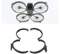 DEMULAX For DJI, FLIP Bumper Guards Propeller Guard Protector Anti-Collision Ring Cover with Landing Gear Increased Height Stand, for DJI, FLIP Drone (Black) Drone Propeller Guard(Black)