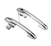 DEMULAX for, Hand Drive Exterior Door Handle Chrome 68069943ac 68069942ac 68069943ab 68069942ab Exterior Car Door Pull Handle(Front Left68069943ab)