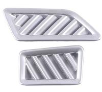 DEMULAX for Hyundai, 21, for Custo, Front Small Air Outlet, for Aian, Silver Decorative Frame Interior Patch Auto Air Vent Trim Molding
