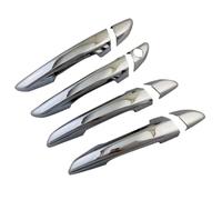 DEMULAX for Hyundai, for, 2015 2016 2017 2018 2019 Car Sticker Chrome Silver Exterior Door Handle Moulding Cover Trim Decor Accessories Exterior Car Door Pull Handle(No Hole)