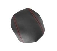 DEMULAX For Hyundai, Tucson 2015 2016 2017 2018 Microfiber Leather Interior Center Console Lid Armrest Box Cover Protective Trim Armrest Cover(Black-red line)