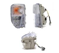 DEMULAX For Toyota, Prius ZVW30 2012 2013-2015 Fog Lamp LED Daytime Running Light DRL Bumper Driving Headlight Turn Signal Light 81521-47040 Fog Lamp Fog Lights