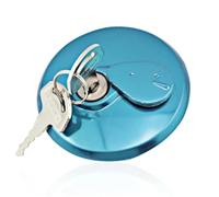 DEMULAX For Yecnecty, 1 Set Chrome Motorcycle Fuel Tank Cover With 2 Keys Motorbike Refit Accessories Oil Cap Locks, for GN125 Motorcycle Fuel Tank Cap