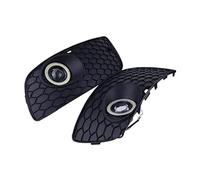 DEMULAX Front Bumper Lower Grille Halo Fog Lights Assembly Angel Eyes Lamp, for VW, for Golf, for Jetta, MK5 2004-2009 Car Accessories Car Front Fog Light Grille