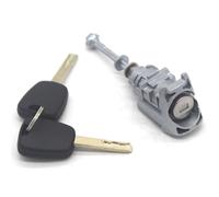 DEMULAX Front Left Door Lock Cylinder Barrel with 2 Keys, for Peugeot, 407, for Citroen, C4 2004-2011 Picasso 2006-2008 Car Door Lock Cylinder Set