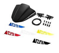 DEMULAX Front Windshield Windscreen Airflow Wind Deflector, for YAMAHA, MT09 FZ09 Motorcycle Accessories 2017 2018 2019 2020 Motorcycle Windscreen(Multicolor)