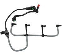 DEMULAX Fuel Injector Leak Off Return Pipe with Sensor Replacemnet, for Ford, Transit Connect, for Focus, Mk2 C-Max, for Mondeo, Mk4 Galaxy S-Max 1.8 TDCI Replaces 1521487 4M5Q9K022AG 1352449 1369175