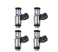 DEMULAX Fuel Injector Nozzle, for Fiat, Stilo Doblo 1.6L 16V L4 1991-2006 FJ1072912B1 805001276003 4 PCS IWP 109 IWP109 IWP164 71737174 Fuel Injector Replacement