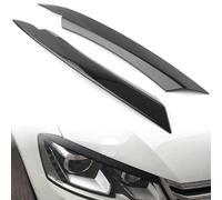 DEMULAX Glossy Black Car HeadLight HearLamp Eyelid Trim Cover Decoration Sticker, for VW, for Passat, for B7 2010 2011 2012 2013 2014 Decorative Headlight Sticker