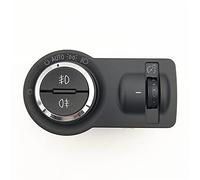 DEMULAX Headlight Control Switch, for Buick, Encore LaCrosse, for Chevrolet, for Cruze, Malibu, for Opel, 13295228 13295229 13301749 Car Fog Light Switch(White)