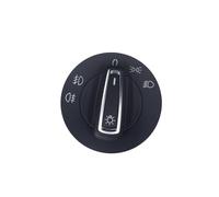 DEMULAX Headlight Fog Lamp Switch Knob, for VW, for Golf, 7 MK7, for Golf, Sportsvan Carfter, for Tiguan, for Touran, for T-ROC, for Seat, Tarraco 5G0941431BF 5G0941431AR Car Fog Light Switch